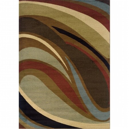 Sphinx By Oriental Weavers Area Rugs, Hudson 2666F 2X3 Rectangle - Brown/ Brown-Polypropylene H2666F058100ST